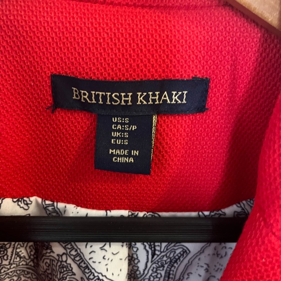 One button blazer - RED size Small - Picture 5 of 6